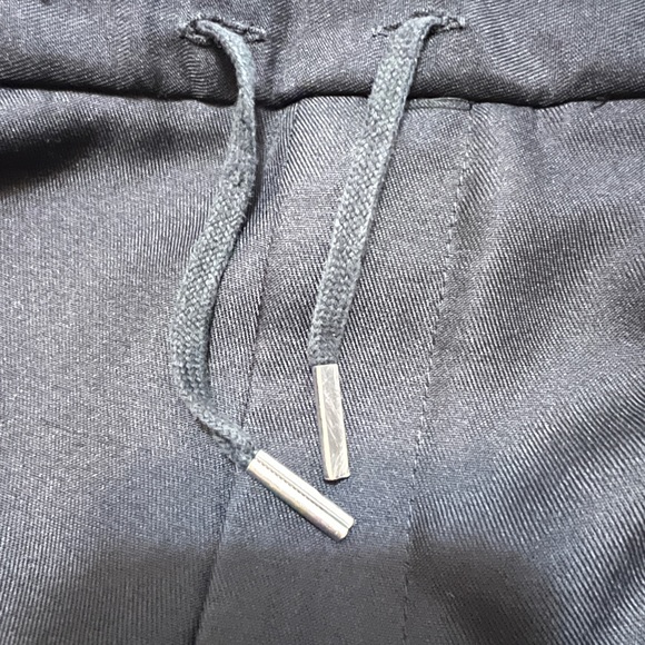 $995 Authentic ICEBERG Made in ITALY Black Activewear Drawstring Trousers Sz.50 - Picture 13 of 13
